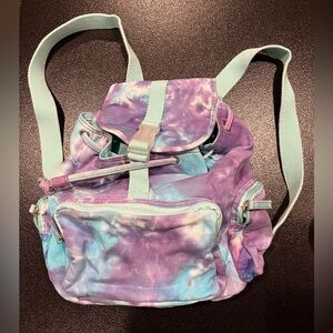 Tie dye cotton Canvas mini backpack